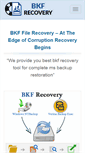 Mobile Screenshot of bkffilerecovery.org